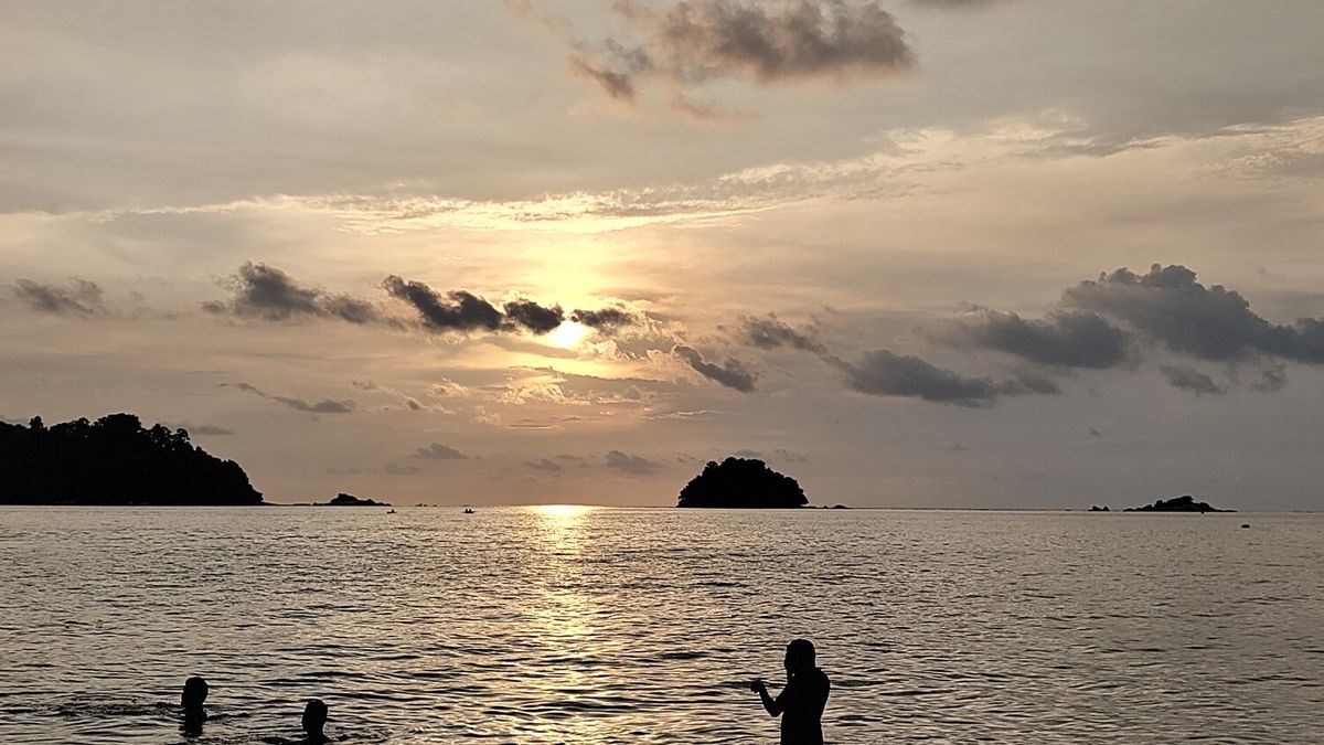 Strand zum Sonnenuntergang...